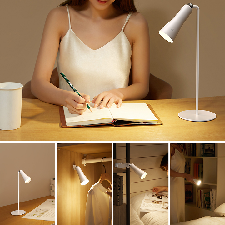 3 In 1 Magnetic Portable Table Lamp - Fully Flexible Lighting & Dimmable Eye Caring LED Lamp