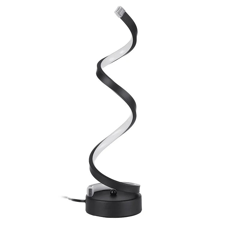 Modern Screw Button Control Bedside LED Desk Lamp, Bedroom Living Room Office Bedside Lamp