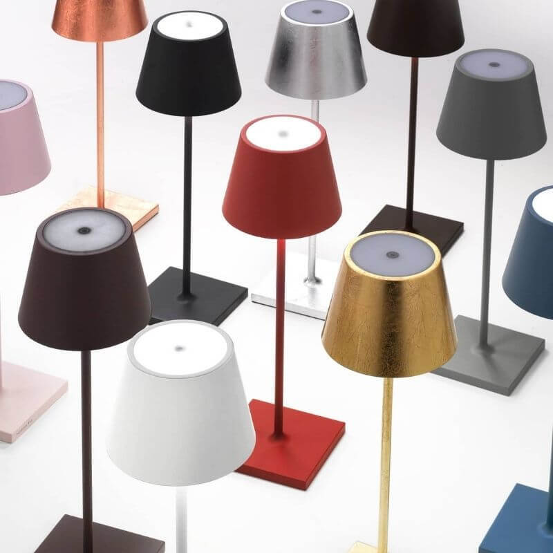 Outdoor Touch Table Lamps Desk Modern Bedroom Light Rechargeable Bar Cordless Restaurant Table Lamp with USB Charging Port