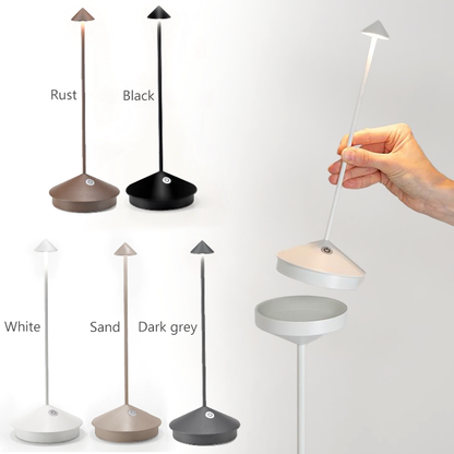 2024 Minimalist LED Table Lamp - Waterproof & Dimmable Cordless Lighting